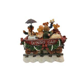 Boyds Bears "The Dining Car" Figurine By The Boyds Collection Ltd